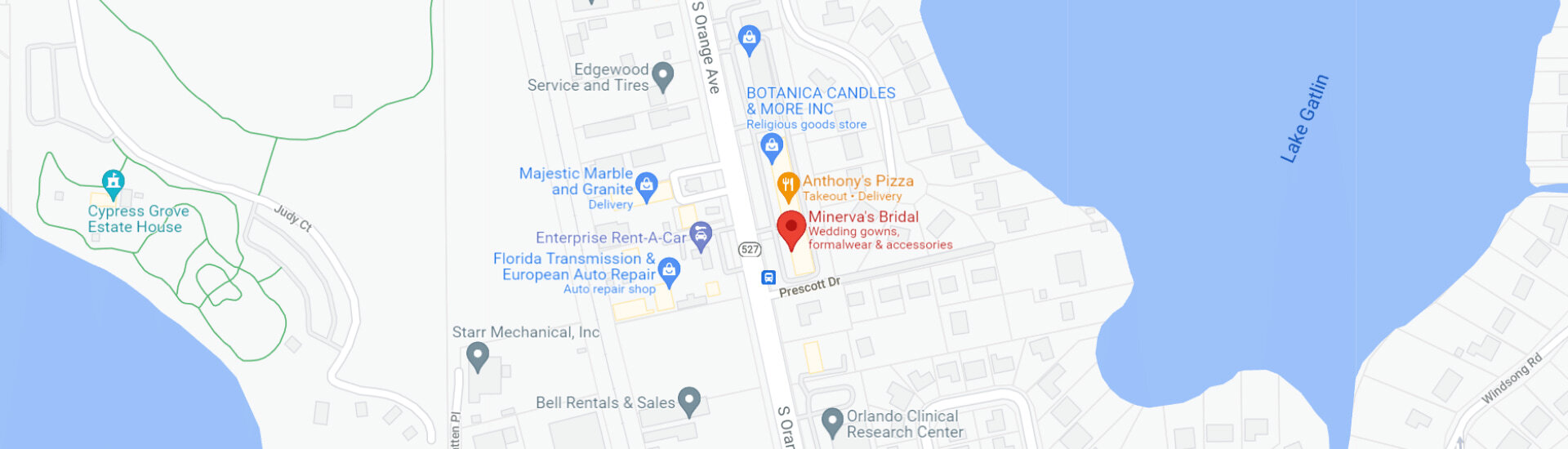 Minerva's Bridal Orlando location