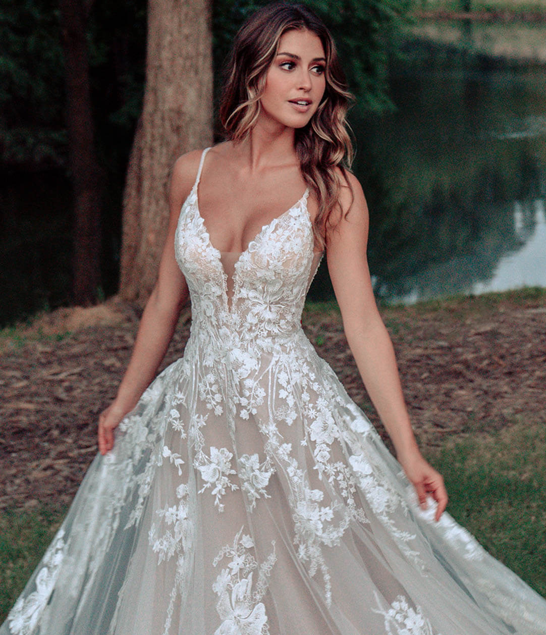 Photo of Model Wearing a Allure Bridals Gown