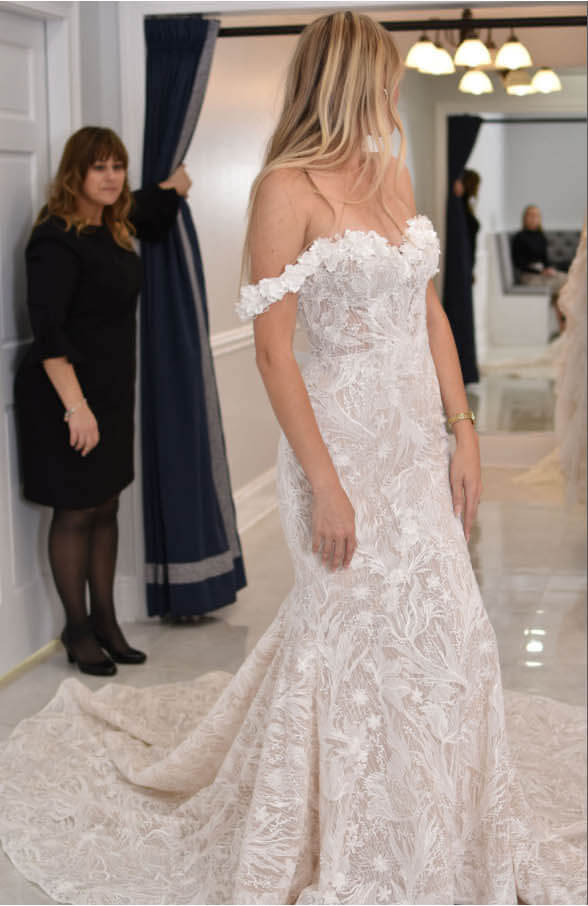 Photo of Model Wearing a Maggie Sottero Gown