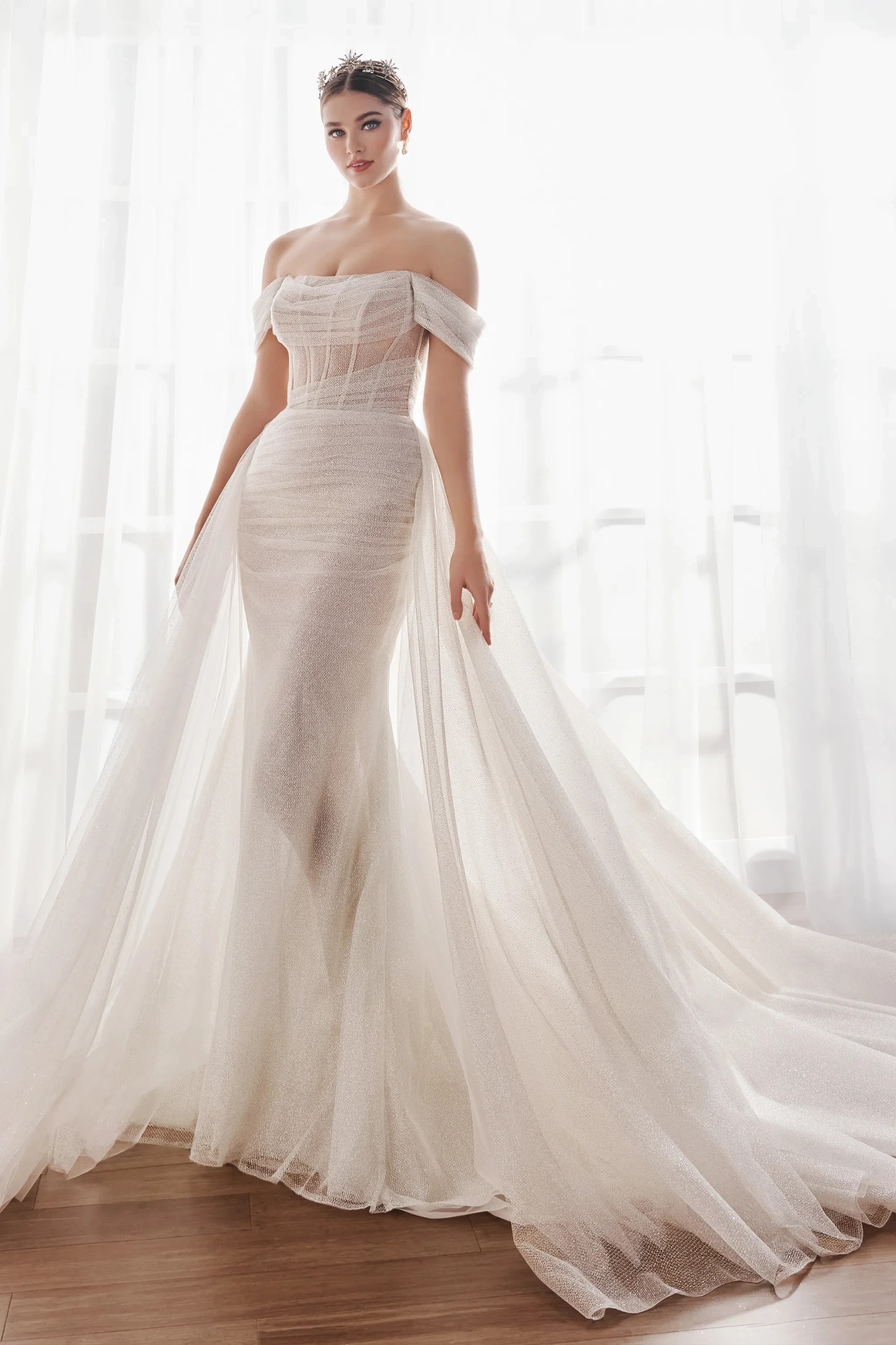 Photo of Model Wearing a Martin Thornburg Gown